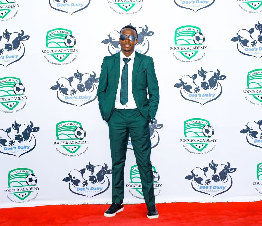 We are pleased to feature our talented left back, Leeroy, showcasing the team's formal att