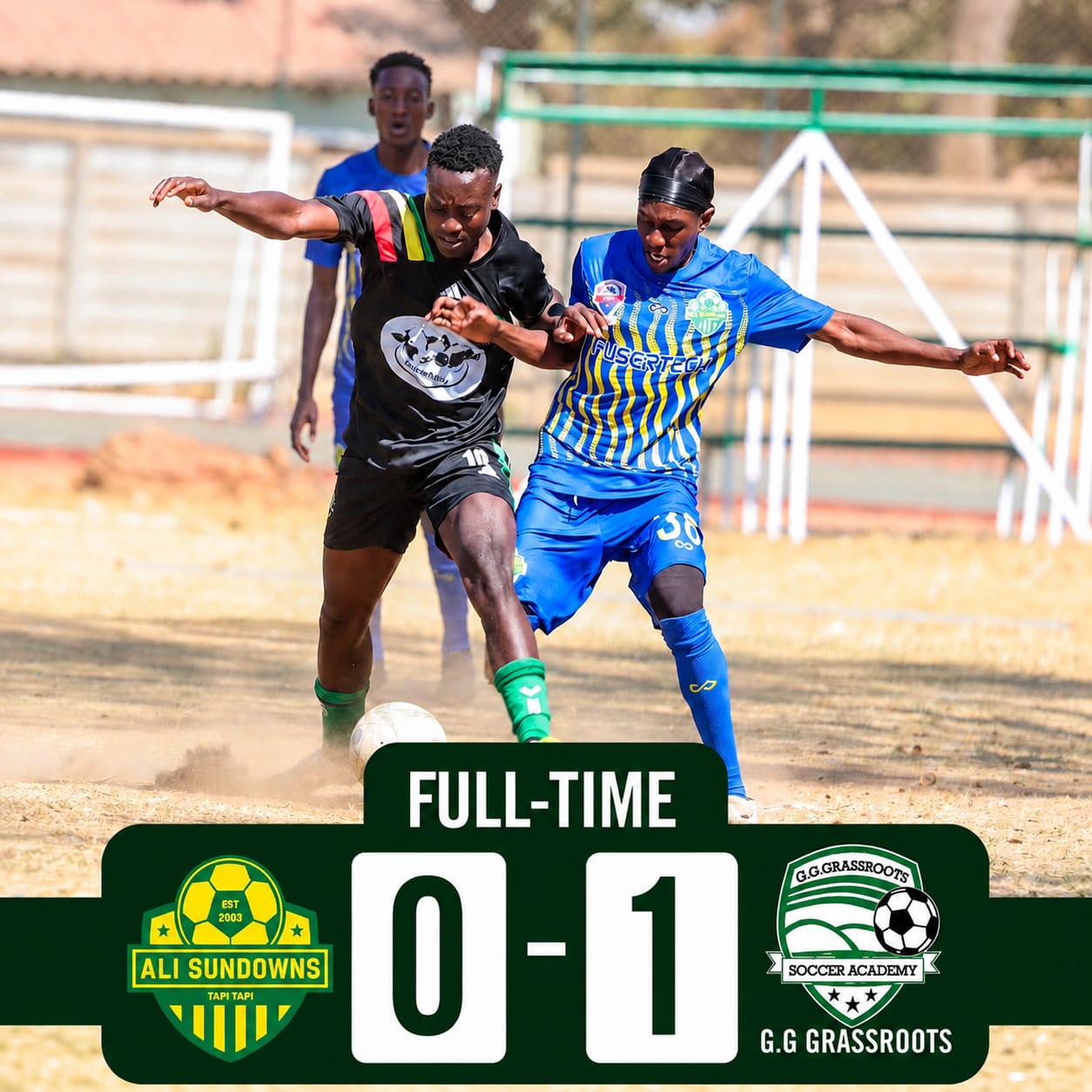 Kawerere Strikes to Earn Grassroots Gritty Away Win at Ali Sundowns